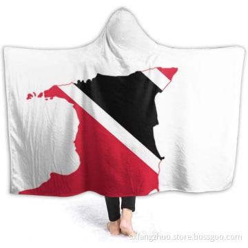 warmer und weicher Geschenkflanellponcho